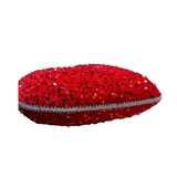 Large Red Glitter Heart Valentine Decor-63563RD Liberty Floral