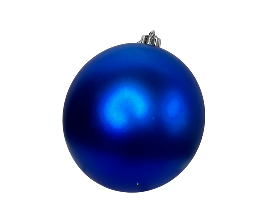 Gorgeous Matte Royal Blue Christmas Tree Ball Ornament - 150mm-XH100725 TCT Crafts