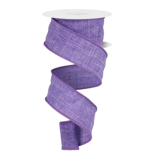 Royal Burlap Wired Ribbon 1.5"x10yd -Lavender-RG127813 Craig Bachman