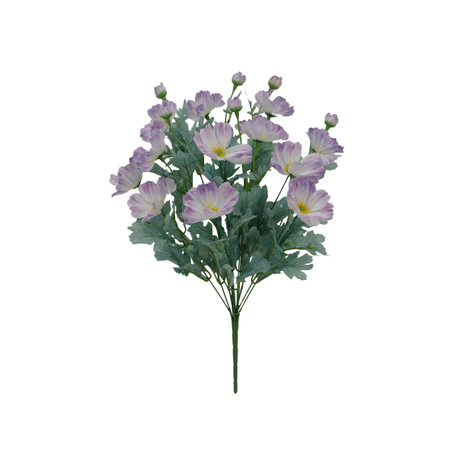 22" Artificial Lavender Cosmos Bush – Faux Wildflowers for Wedding Bouquets, Centerpieces & Home Décor-84299-LV Golden Bell
