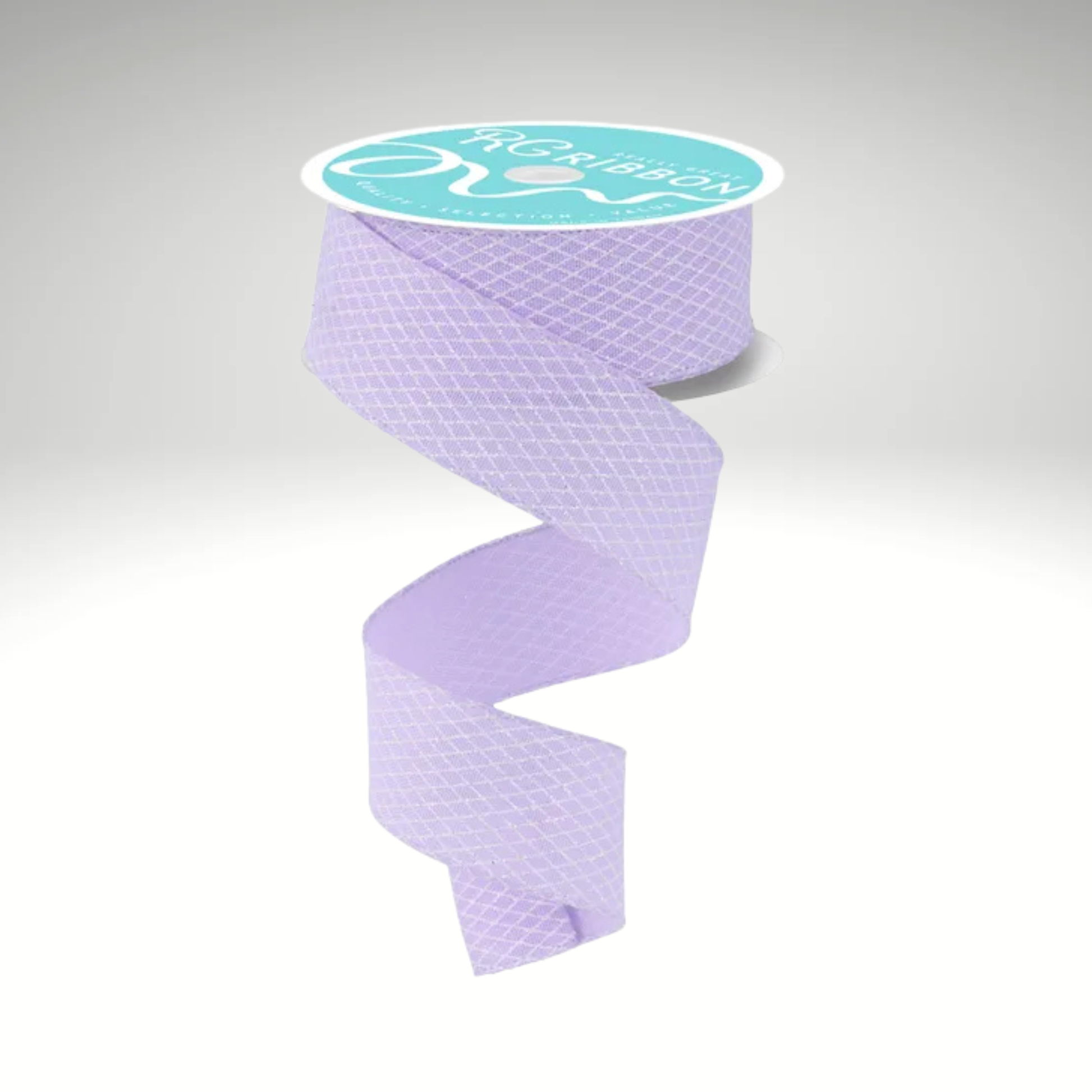 Lavender Mini Harlequin Wired Ribbon 1.5"x10yd | Spring Craft Ribbon-RGF169513 Craig Bachman