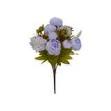 20” Artificial Lavender Peony Bush – Faux Peony Bouquet with 13 Stems-63220-LV Golden Bell