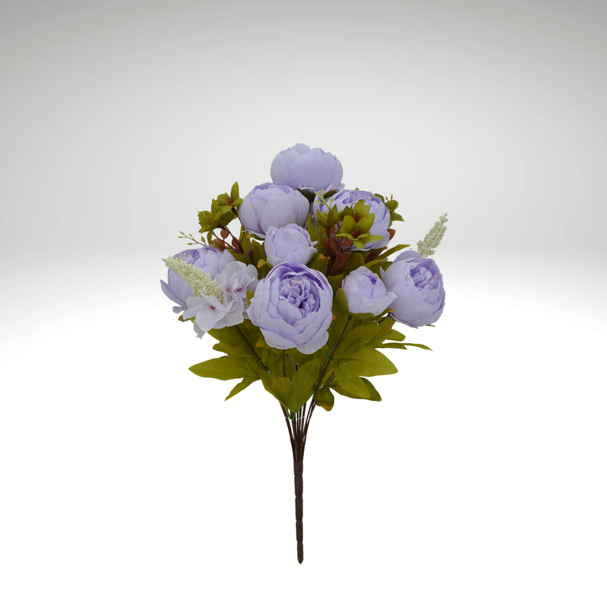 20” Artificial Lavender Peony Bush – Faux Peony Bouquet with 13 Stems-63220-LV Golden Bell