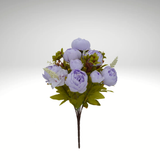 20” Artificial Lavender Peony Bush – Faux Peony Bouquet with 13 Stems-63220-LV Golden Bell