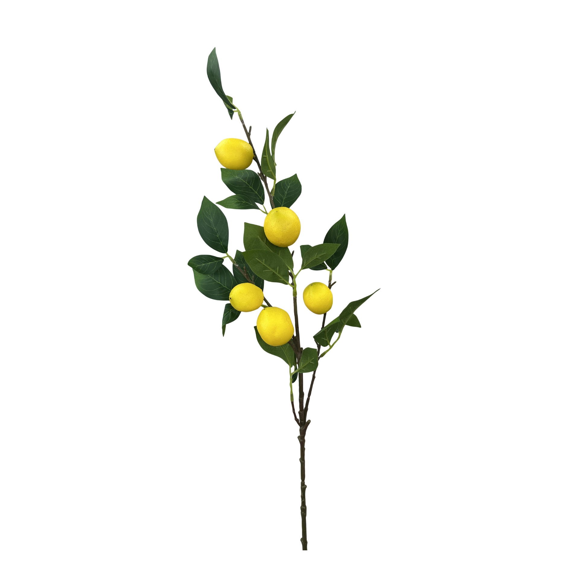32 Inch Artificial Lemon Spray with Green Leaves-64024YW Liberty Floral