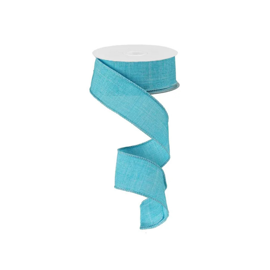 Royal Burlap Wired Ribbon 1.5"x10yd -Light Blue-RG127814 Craig Bachman