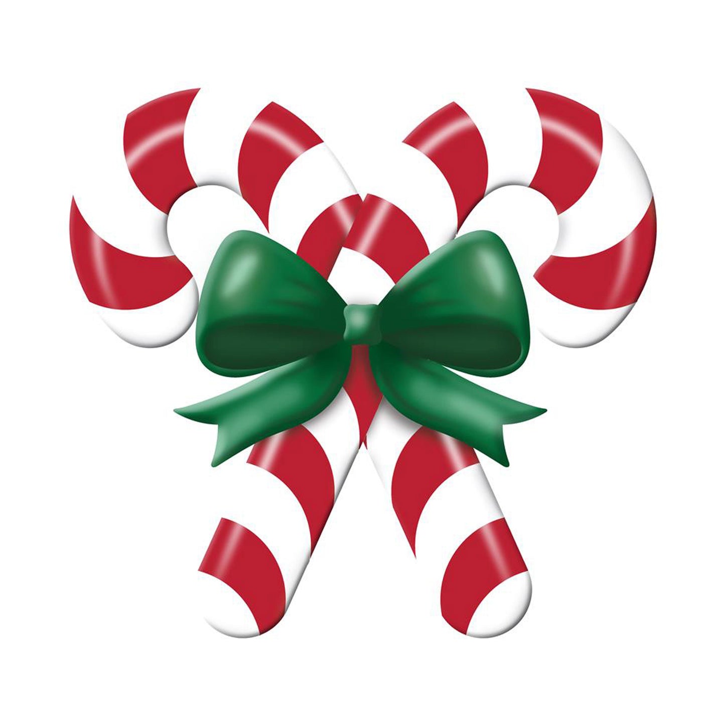 13"x12" Metal Embossed Candy Cane Sign – Festive Red, White, and Green Christmas Wall Decor | TCT Crafts I MD136594