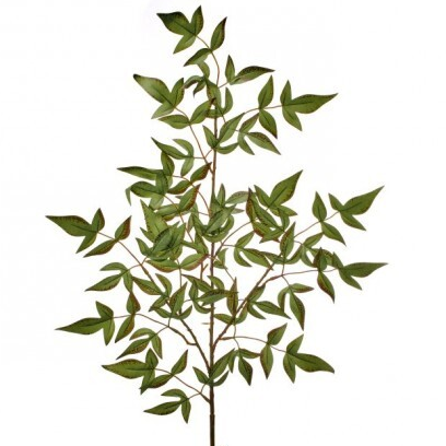 38.5" Artificial Green Nandina Spray - Faux Greenery Stem (MTF24144)