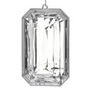 MTX67416 9" Acrylic Emerald Cut Precious Gem Ornament - Choose from 5 Stunning Colors Regency