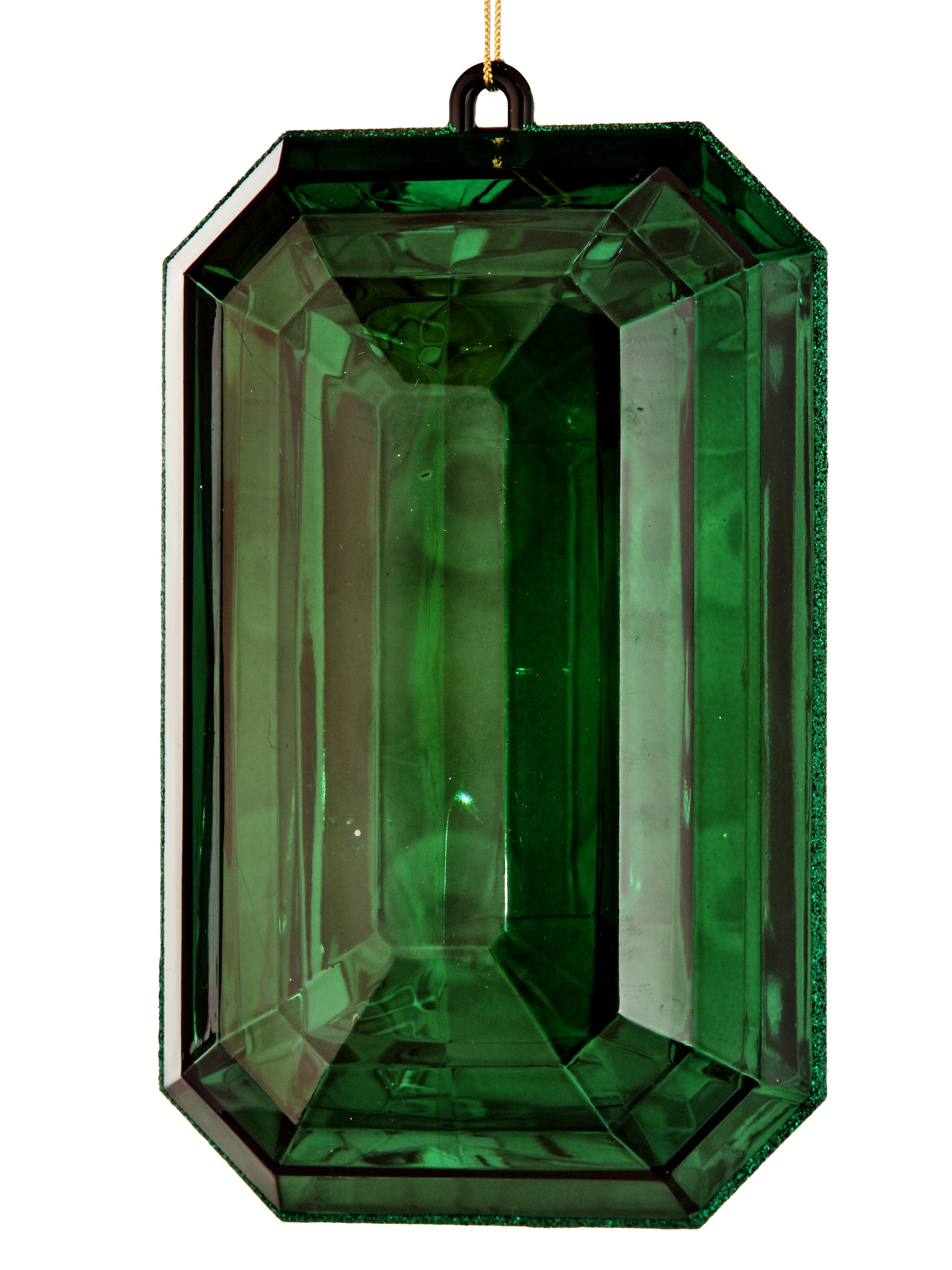 MTX67416 9" Acrylic Emerald Cut Precious Gem Ornament - Choose from 5 Stunning Colors Regency