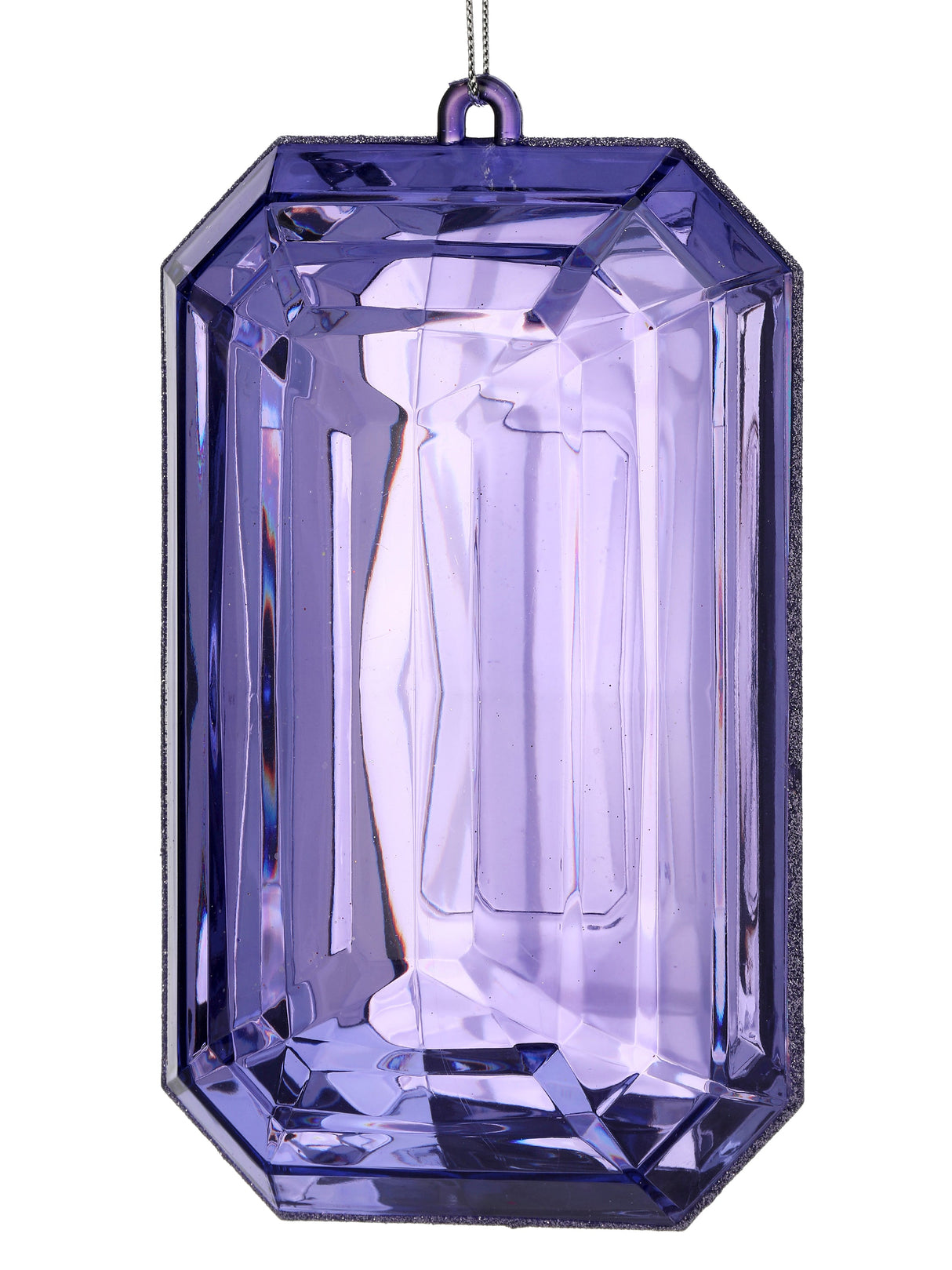 MTX67416 9" Acrylic Emerald Cut Precious Gem Ornament - Choose from 5 Stunning Colors Regency