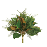 Magnolia Leaf Cedar Bundle | Woodlands Everyday Greenery Filler | 18" Bundle-PM3581-G Select Artificials