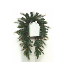 Load image into Gallery viewer, 42&#39;&#39; Artificial Sable Pine Mailbox Swag - Festive Outdoor Decor