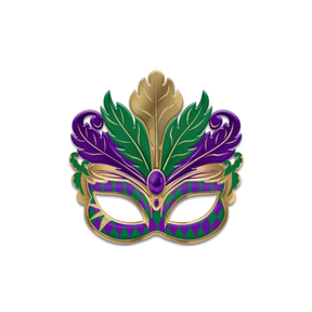 Mardi Gras Harlequin Mask Sign 12 Inch Wreath Accent-MD176041 Craig Bachman