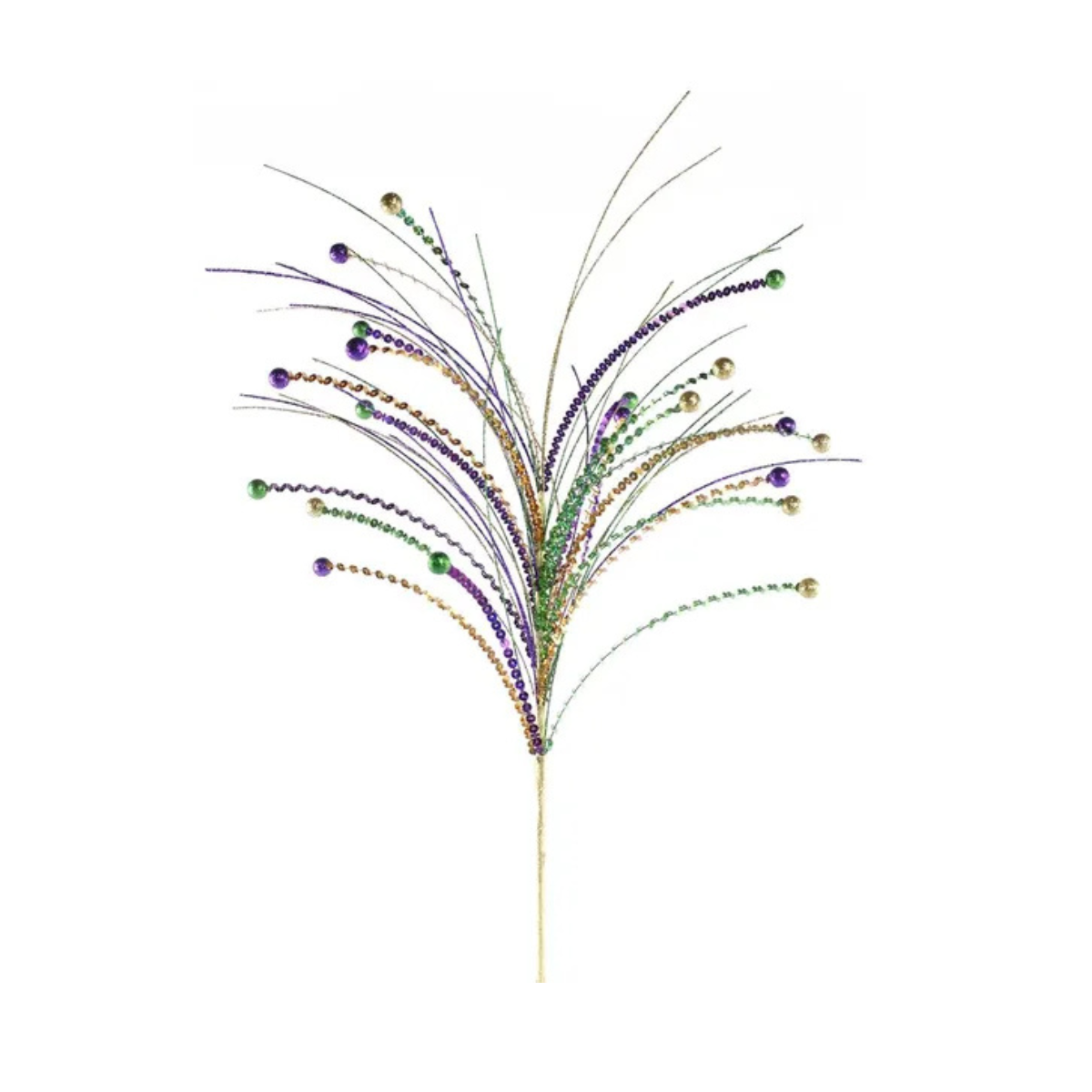 Mardi Gras Sequin Glitter Ball Spray 27 Inch-HG3151 Craig Bachman
