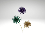 Mardi Gras Starburst Spray – 23.5" Purple Green Gold Glitter Pick-HG3346 Craig Bachman