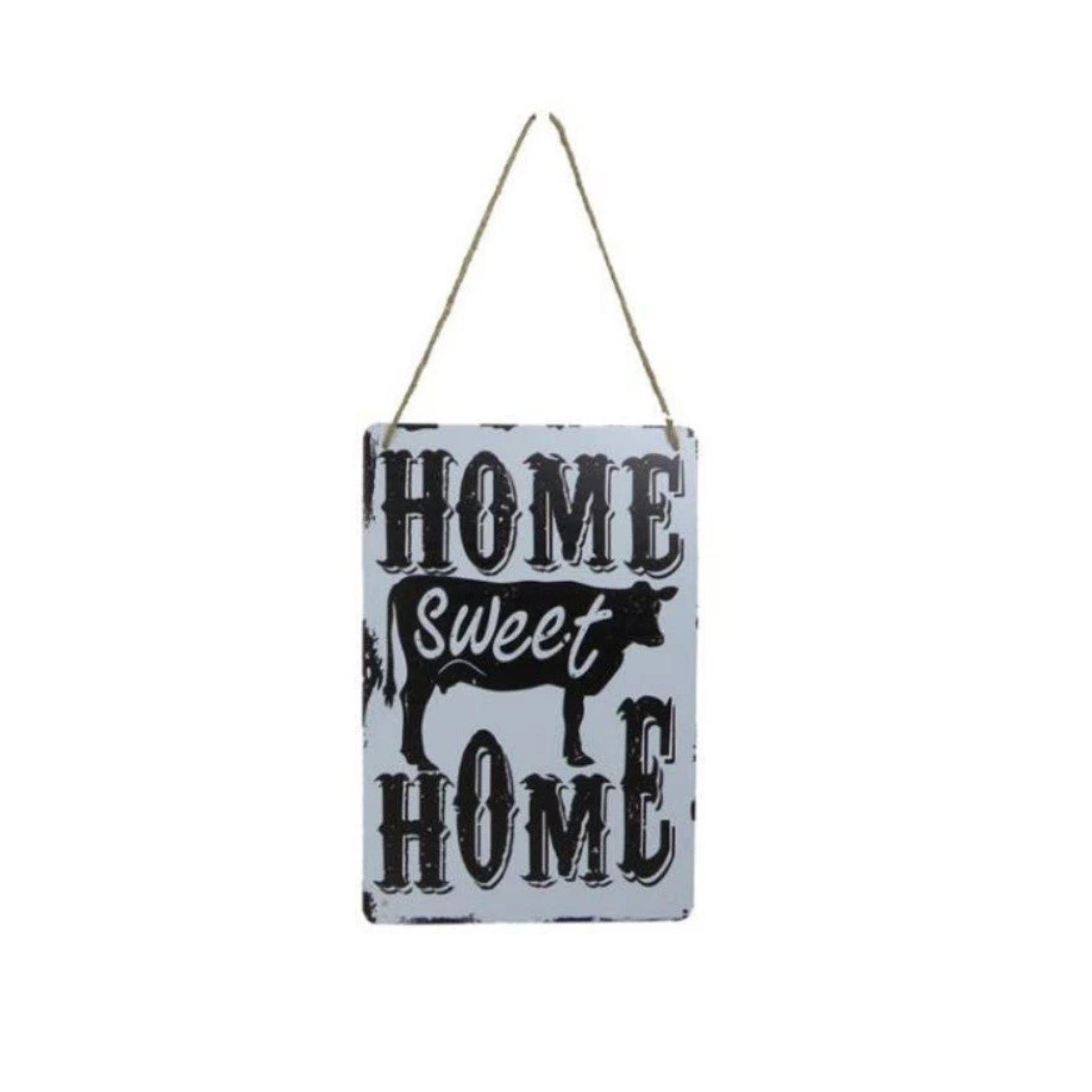 Home Sweet Home Cow Sign Farmhouse Country Kitchen Wall Decor-CM2202 Sims Pottery