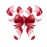 13"x12" Metal Embossed Candy Cane Sign – Festive Red, White, and Pink Christmas Wall Decor | TCT Crafts I MD136593