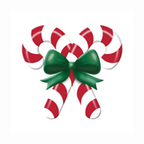 13"x12" Metal Embossed Candy Cane Sign – Festive Red, White, and Green Christmas Wall Decor | TCT Crafts I MD136594