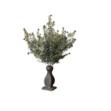 Artificial Midnight Juniper Bush — 18 Inch Blue Berry Greenery Supply-XRA6741 Lancaster & Vintage