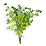 Artificial Mini Cup Leaf Bush Faux Greenery for Wreaths and Arrangements-FL4303-G TCTCrafts