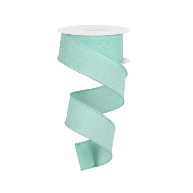 Royal Burlap Wired Ribbon 1.5"x10yd -Mint Green-RG1278AN Craig Bachman