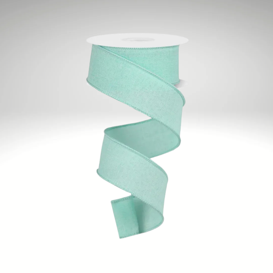 Royal Burlap Wired Ribbon 1.5"x10yd -Mint Green-RG1278AN Craig Bachman