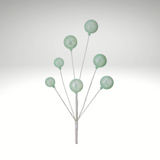 Mint Green Glitter Sugar Ball Spray 21" – Candyland Christmas Tree Pick-MTX75905MIGR Regency
