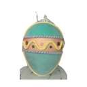 Large 10" Pastel Foam Velvet Easter Egg - Choose Pink, Yellow, or Mint Green - Styrofoam Hanging Decor - Easter Wreath Attachment (MT26010) Regency