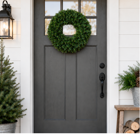 20" Canadian Pine Wreath Base with 200 Tips-CV020 Sims Pottery