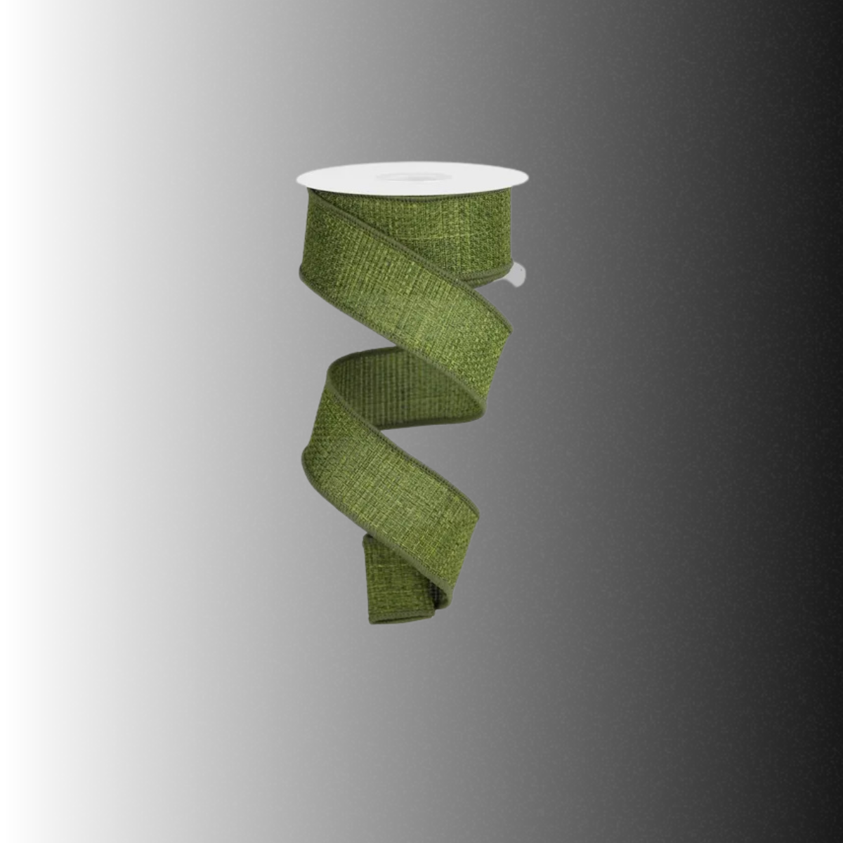 Moss Green Burlap Ribbon 1.5 Inch x 10 Yards-RG121152 Craig Bachman