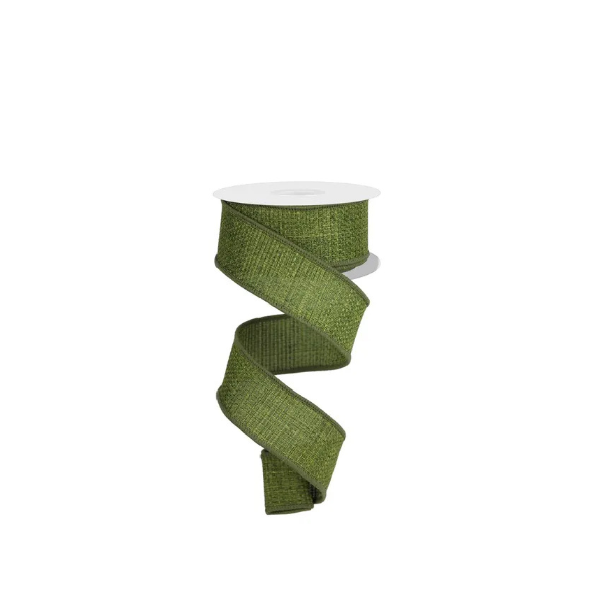 Moss Green Burlap Ribbon 1.5 Inch x 10 Yards-RG121152 Craig Bachman