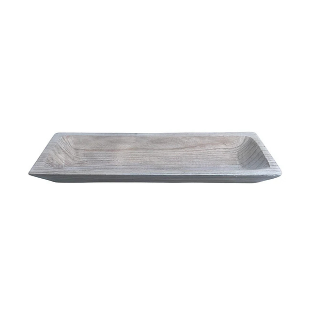 Rectangular Paulownia Wood Tray | Natural Wood Base | 21" Tray-AW9846 Craig Bachman