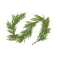 9' Artificial Norfolk Pine Garland – Christmas Greenery for Mantels & Staircases Select Artificials