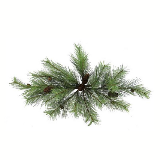 32" Artificial Northwoods Pine Centerpiece with Pinecones - Realistic Greenery for Holiday and Winter Decor-XX2151 Craig Bachman