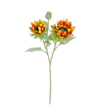 18" Orange Rust Sunflower Spray for Fall Arrangements-5312-OGRT Select Artificials