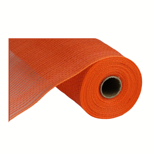 RY831220-10.5"x10yd Faux Jute/PP Stripe-Orange Craig Bachman