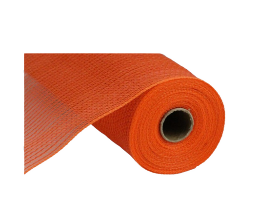 RY831220-10.5"x10yd Faux Jute/PP Stripe-Orange Craig Bachman