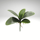 12 Inch Artificial Orchid Leaves Bush for Floral Arrangements and Planters-58806 Golden Bell