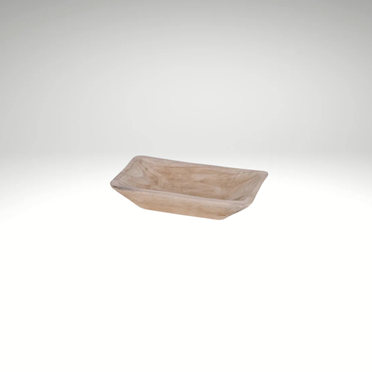 Whitewash Paulownia Wood Tray for Home Styling-AW985831 Craig Bachman