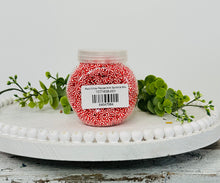 Load image into Gallery viewer, 150g 5mm Red/White Peppermint Polymer Clay Sprinkle Mix - Perfect for Fake Bakes, Clay Art, Slime - Festive, Joyful, and Playful