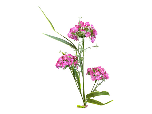 31'' Artificial Pink Snowball Spray - 3 Stems for Floral Decor-63770PK
