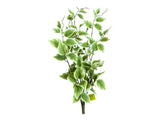 Artificial Variegated Vinca Bush — 21 Inch Everyday Greenery Supply-13461VAGN