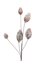 32" Snowy Pinecone Spray – Glittered Artificial Winter Stem for Christmas Decor Impressive Enterprises, Inc.
