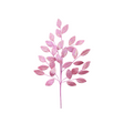 30" Pink Glossy Leaves Spray – Artificial Greenery Stem for Arrangements & Wreaths-86296PK Liberty Floral