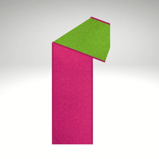 Hot Pink Green Satin Wired Ribbon 1.5x10yd | D’Lux Craft Ribbon-LX4001HE Craig Bachman