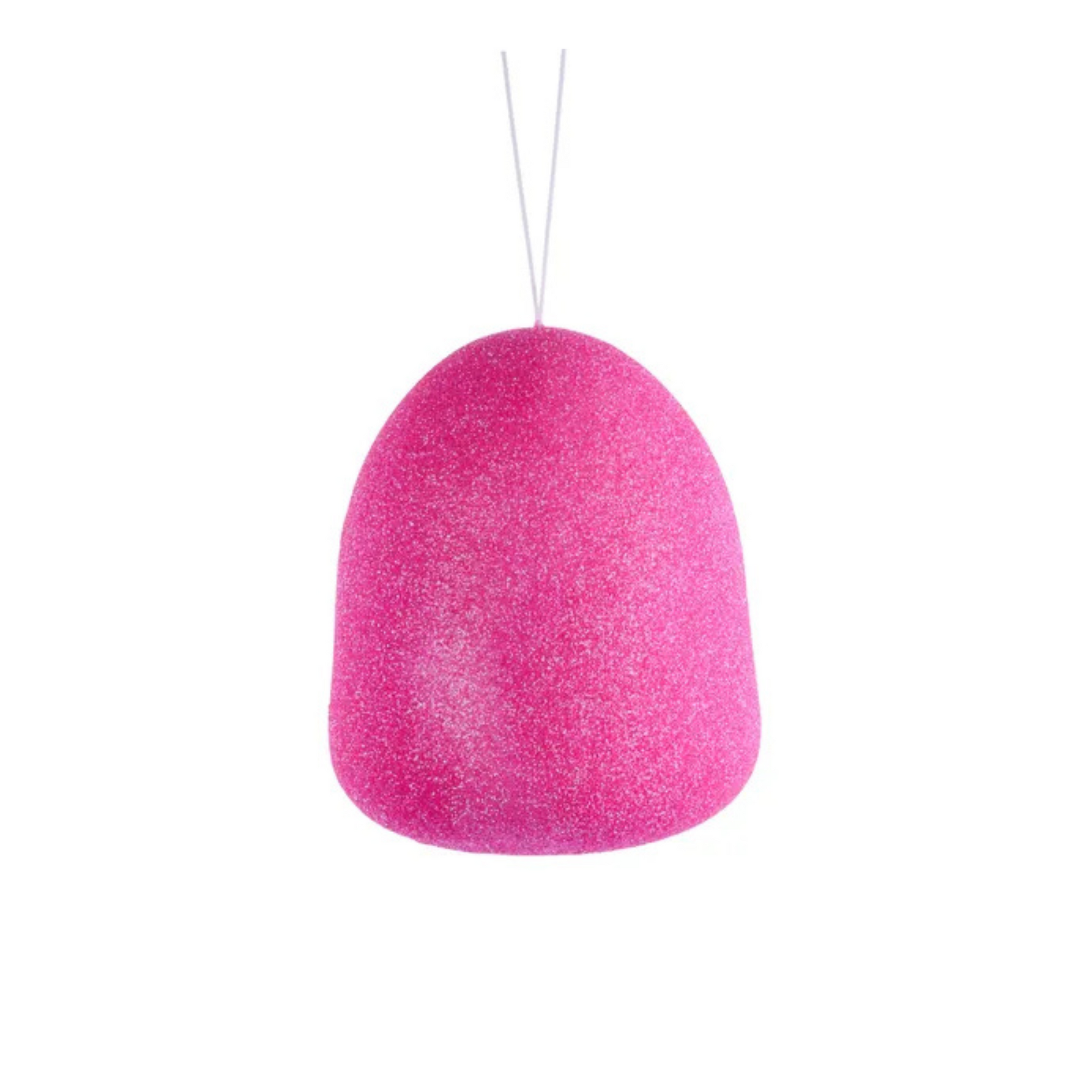 Pink Glitter Gumdrop Ornament – 5" Candyland Faux Food Christmas Decor-XJ711811 Craig Bachman