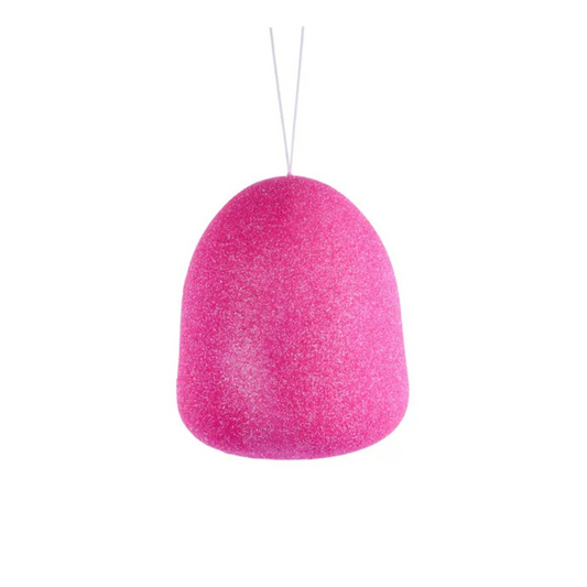 Pink Glitter Gumdrop Ornament – 5" Candyland Faux Food Christmas Decor-XJ711811 Craig Bachman