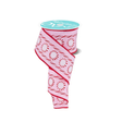 Glitter Peppermint Ribbon 2.5 Inch x 10 Yards-RGF180922 Craig Bachman
