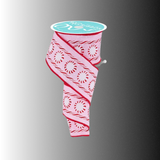Glitter Peppermint Ribbon 2.5 Inch x 10 Yards-RGF180922 Craig Bachman